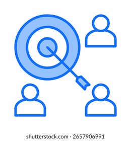 Elemento de icono de objetivo para diseño