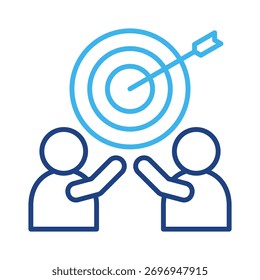 Elemento de icono de objetivo para diseño