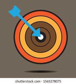 
Goal Icon. Icons with editable colors for the web or app. Vector eps10 format