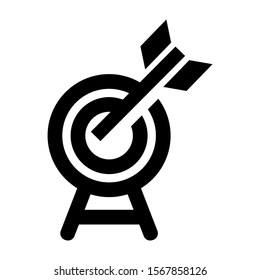 goal icon isolated sign symbol vector illustration - high quality black style vector icons
