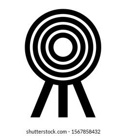 goal icon isolated sign symbol vector illustration - high quality black style vector icons
