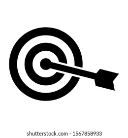 goal icon isolated sign symbol vector illustration - high quality black style vector icons
