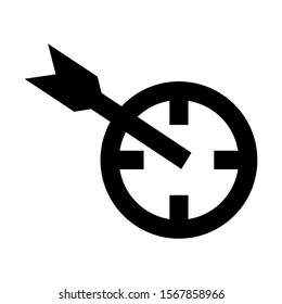 goal icon isolated sign symbol vector illustration - high quality black style vector icons
