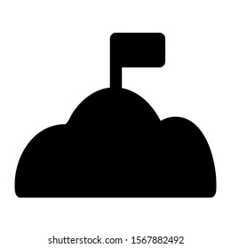 goal icon isolated sign symbol vector illustration - high quality black style vector icons
