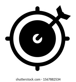 goal icon isolated sign symbol vector illustration - high quality black style vector icons
