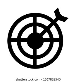 goal icon isolated sign symbol vector illustration - high quality black style vector icons
