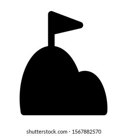 goal icon isolated sign symbol vector illustration - high quality black style vector icons
