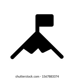 goal icon isolated sign symbol vector illustration - high quality black style vector icons

