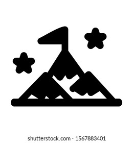 goal icon isolated sign symbol vector illustration - high quality black style vector icons
