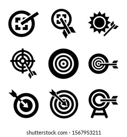 goal icon isolated sign symbol vector illustration - Collection of high quality black style vector icons
