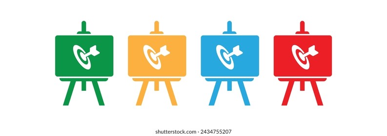 goal icon on white background