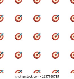 goal icon pattern seamless isolated on white background. Editable flat goal icon. goal icon pattern for web and mobile.