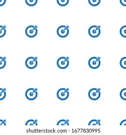 goal icon pattern seamless isolated on white background. Editable filled goal icon. goal icon pattern for web and mobile.