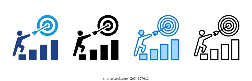 Goal icon sheet multiple style collection
