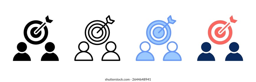 Goal icon sheet multiple style collection