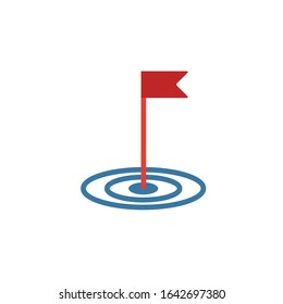 Goal icon. Simple element from startup icons collection. Creative Goal icon ui, ux, apps, software and infographics.