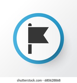 Goal Icon Symbol. Premium Quality Isolated Target  Element In Trendy Style.