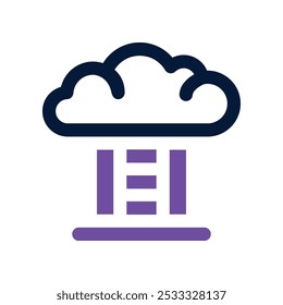 goal icon. vector dual tone icon for your website, mobile, presentation, and logo design.