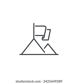 Icono de objetivo, ilustración vectorial de objetivo
