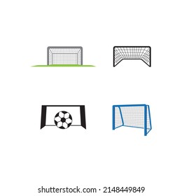 goal icon vector illustration flat design and background