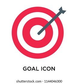 Goal icon vector isolated on white background for your web and mobile app design, Goal logo concept