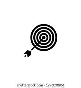 goal icon in vector. Logotype