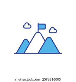 Goal icon vector stock illustration