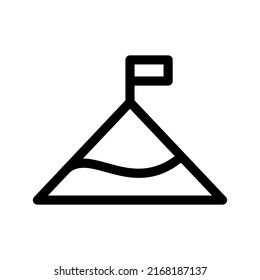 Goal Icon Vector Symbol Design Illustration