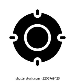 Goal Icon Vector Symbol Design Illustration