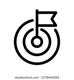 Goal Icon Vector Symbol Design Illustration