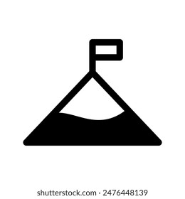 Goal Icon Vector Symbol Design Illustration