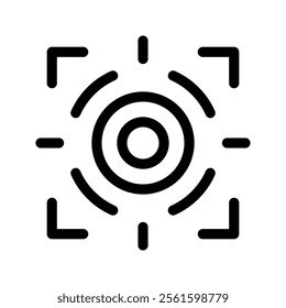 Goal Icon Vector Symbol Design Illustration