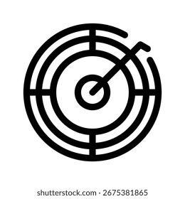 Goal Icon Vector Symbol Design Illustration