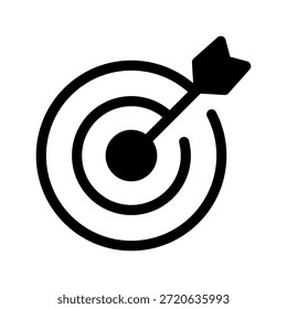 Ilustración de diseño de símbolo de Vector de icono de objetivo