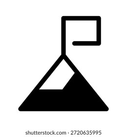 Ilustração de Design do Símbolo do Vetor do Ícone de Meta