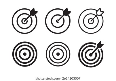Goal icon vector. Target sign and symbol. Web. Vector illustration eps 10