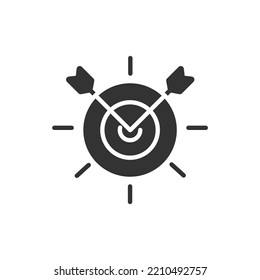 goal icons  symbol vector elements for infographic web