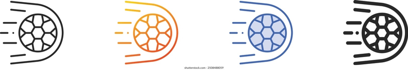 Zielsymbol.Dünn linear, Farbverlauf, blauer Strich und fettgedrucktes Design einzeln auf weißem Hintergrund