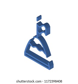 Goal isometric left top view 3D icon