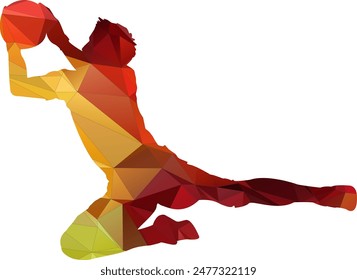 Goal keeper Sport Soccer Football Illustration Vector