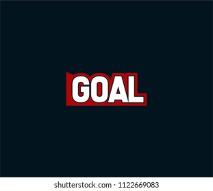 GOAL LETTER LOGO