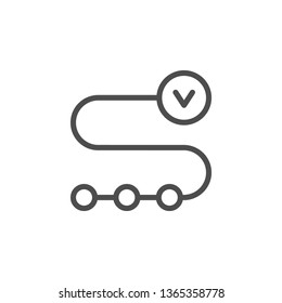 Goal line icon