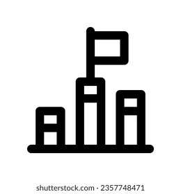 goal line icon. vector icon for your website, mobile, presentation, and logo design.