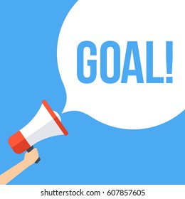 Goal Megaphone Banner
