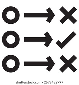 Goal Modern Vector Icon – Minimal Illustration Symbol Template for Web Mobile App UI Design