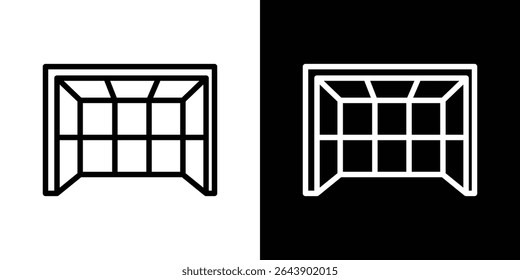 Goal net icon Graphic vector set for ui design