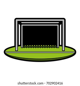 goal net soccer or football related icon image