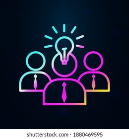 Goal, office, winner nolan icon. Simple thin line, outline vector of team work icons for ui and ux, website or mobile application