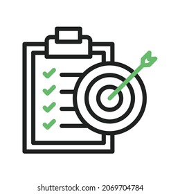 Goal Oriented icon vector image. Can also be used for Physical Fitness. Suitable for mobile apps, web apps and print media.