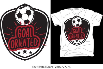 Goal Oriented,Funny Sarcastic ,Soccer Goalie Save Graphic, Novelty Hooded